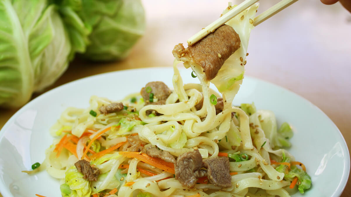 いわてまち焼きうどん